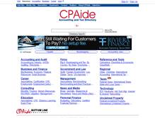 Tablet Screenshot of cpaide.com